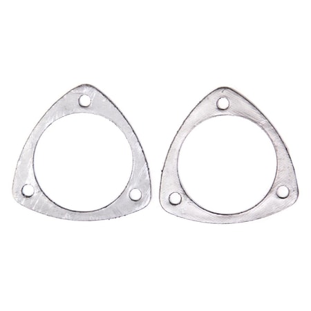 Remflex Exhaust Gaskets Remflex Exhaust Gaskets REM8003 3.5 in. Dia. Collector Gasket 3 Bolt Graphite - Set of 2 REM8003